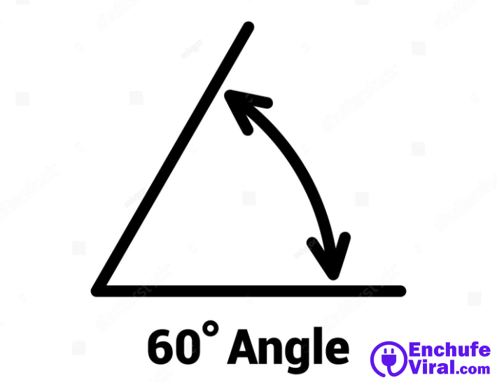 ¿Cuál es el nombre del ángulo de 60 grados?